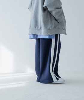 【ローリーズファーム/LOWRYS FARM / KIDS】のラインパンツ 人気、トレンドファッション・服の通販 founy(ファニー) ファッション Fashion キッズファッション Fashion for Kids ボトムス Bottoms ガーリー Girly, Feminine Style スウェット / スエット Sweatshirt, Sweatwear ワイド Wide, Wide Fit |ID:prp329100004602604