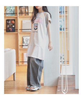 【ピンク ラテ/PINK-latte / KIDS】の裾ラッフルカットワンピース 人気、トレンドファッション・服の通販 founy(ファニー) ファッション Fashion キッズファッション Fashion for Kids ワンピース Dresses スリーブ Sleeve, Long Sleeve / Short Sleeve トレンド Trend, Trending Now フレンチ French, French Style プリント Print, Printed Pattern |ID:prp329100004602637
