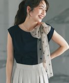 【ラブティックボンボン/La boutique BonBon】の【最強愛され】ドットチュールリボンカットソー ネイビー|ID: prp329100004602641 ipo3291000000032729721