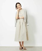 【ミッシェルクラン/MICHEL KLEIN】のストライプギャザーワンピース 人気、トレンドファッション・服の通販 founy(ファニー) ファッション Fashion レディースファッション Fashion for Women ワンピース Dresses おすすめ Recommended / Our Picks シンプル Simple, Minimal ストライプ Stripe, Striped Pattern スリーブ Sleeve, Long Sleeve / Short Sleeve タンブラー Tumbler, Travel Mug ダウン Down, Puffer フレンチ French, French Style リラックス Relax, Relaxed Fit エレガント 上品 Elegant ビジネス 仕事 通勤 Business / Work / Commuting 夏 Summer thumbnail ベージュ|ID: prp329100004602645 ipo3291000000032729745