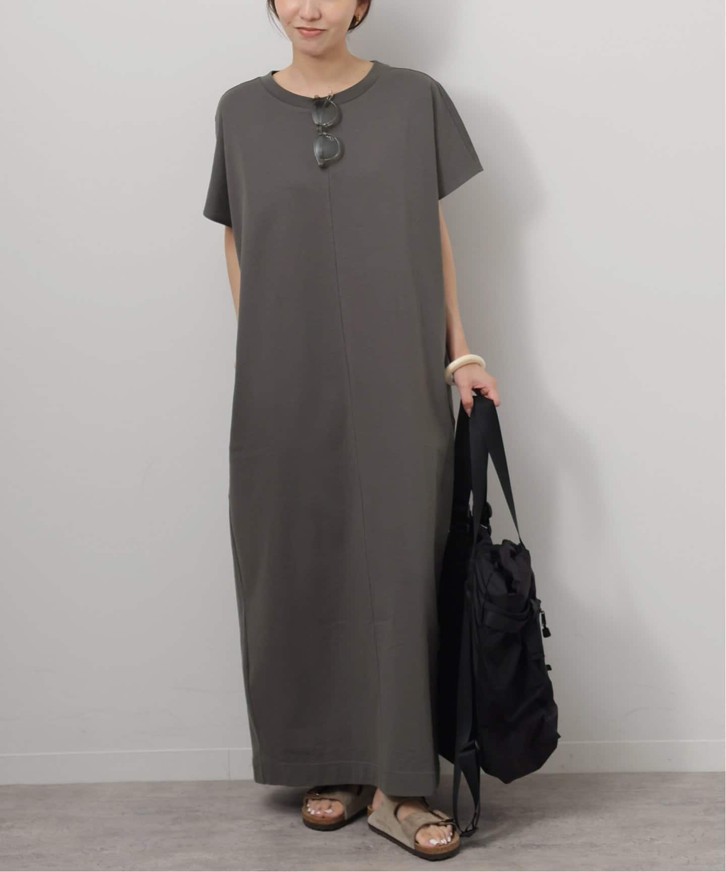 【ジャーナルスタンダード レリューム/JOURNAL STANDARD relume】のドルマンスリーブカットソーワンピース 人気、トレンドファッション・服の通販 founy(ファニー) 　ファッション　Fashion　レディースファッション　Fashion for Women　ワンピース　Dresses　2025年　2025　2025-2026秋冬・A/W　Autumn/Winter 2025–26 AW25–26　サマー　Summer, Summer Style　スリット　Slit, Slit Detail　ポケット　Pocket, Pocket Detail　リラックス　Relax, Relaxed Fit　 other-1|ID: prp329100004602647 ipo3291000000032729759