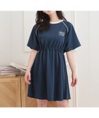 【ピンク ラテ/PINK-latte / KIDS】のパイピングドロストTシャツワンピース 人気、トレンドファッション・服の通販 founy(ファニー) ファッション Fashion キッズファッション Fashion for Kids ワンピース Dresses おすすめ Recommended / Our Picks ストレッチ Stretch, Stretchy Fabric スニーカー Sneakers, Trainers ソックス Socks, Hosiery パイピング Piping, Trim Design ポケット Pocket, Pocket Detail ルーズ Loose, Oversized thumbnail ネイビー|ID: prp329100004602673 ipo3291000000032730060