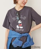 【ルクールブラン/le.coeur blanc】の【Disney】Hello/プリントTシャツ 人気、トレンドファッション・服の通販 founy(ファニー) ファッション Fashion レディースファッション Fashion for Women トップス・カットソー Cut & Sew Tops シャツ・ブラウス・オフィスカジュアル Elegant Blouses & Button-Ups ロングTシャツ・Tシャツ Longline T-Shirts & Tees おすすめ Recommended / Our Picks プリント Print, Printed Pattern ベーシック Basic, Essential thumbnail C/グレー|ID: prp329100004602679 ipo3291000000032730238