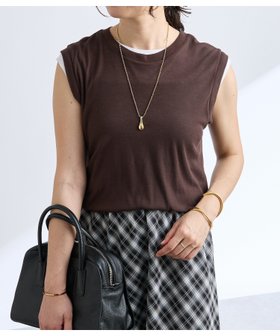 【リヴドロワ/RIVE DROITE】の【リバイバル】シアーフライスノースリTee 人気、トレンドファッション・服の通販 founy(ファニー) ファッション Fashion レディースファッション Fashion for Women おすすめ Recommended / Our Picks オレンジ Orange シンプル Simple, Minimal トレンド Trend, Trending Now フィット Fit, Slim Fit 人気 Popular, Best Seller |ID:prp329100004602680