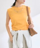 【リヴドロワ/RIVE DROITE】の【リバイバル】シアーフライスノースリTee 人気、トレンドファッション・服の通販 founy(ファニー) ファッション Fashion レディースファッション Fashion for Women おすすめ Recommended / Our Picks オレンジ Orange シンプル Simple, Minimal トレンド Trend, Trending Now フィット Fit, Slim Fit 人気 Popular, Best Seller thumbnail オレンジ|ID: prp329100004602680 ipo3291000000032730251
