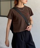 【シーピーシーエム/CPCM】の【U.S. POLO ASSN.】クロップドT 人気、トレンドファッション・服の通販 founy(ファニー) ファッション Fashion レディースファッション Fashion for Women イタリア Italy 腕時計 Wristwatch キャップ Cap, Baseball Cap クロップド Cropped, Short Length コレクション Collection, Seasonal Line デニム Denim, Jeans Material 定番 Standard, Basic Item ベーシック Basic, Essential メンズ Men's, Menswear ワンポイント One Point, Statement Accent thumbnail ブラウン|ID: prp329100004602686 ipo3291000000033494846