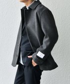 【シップス/SHIPS / MEN】のSHIPS any PURE WOOL MELTON シングル Pコート ダークグレー|ID: prp329100004602688 ipo3291000000032730385