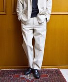 【アダムエロペ /ADAM ET ROPE' / MEN】の【WILD LIFE TAILOR】コットンリネン オックス カットオフパンツ / セットアップ対応 キナリ(16)|ID: prp329100004602693 ipo3291000000032730490