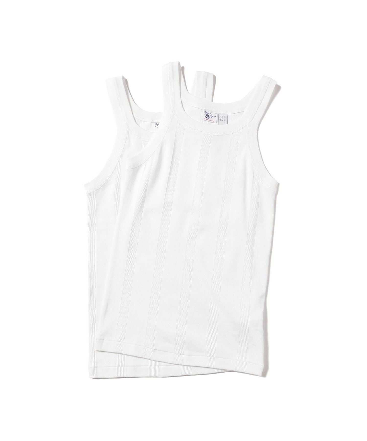 【ビームス/BEAMS / MEN】のMILLER * IG / 別注 2パック ソリッド タンクトップ 25SS 人気、トレンドファッション・服の通販 founy(ファニー) 　ファッション　Fashion　メンズファッション　Fashion for Men　クラシカル　Classical, Vintage-Inspired　タンク　Tank Top, Sleeveless Top　定番　Standard, Basic Item　別注　Limited Edition, Custom Order　エレガント 上品　Elegant　2025年　2025　2025春夏・S/S　Spring/Summer 2025 SS25　 other-1|ID: prp329100004602702 ipo3291000000032730739