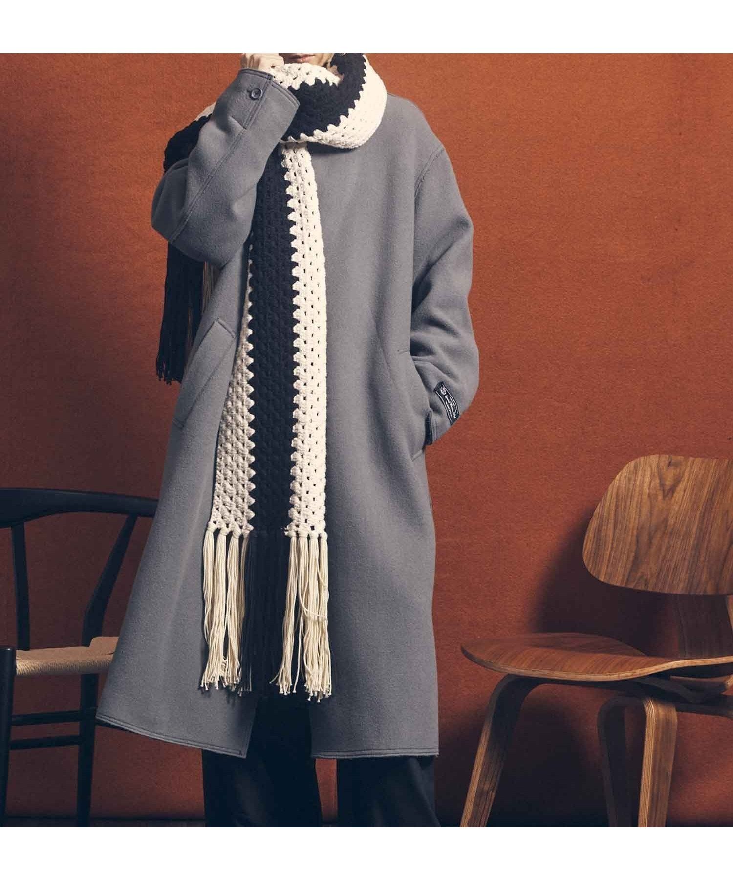 【メゾンスペシャル/MAISON SPECIAL】の《ユニセックスアイテム》SUPER140Sウールプライムオーバーカットオフステッチセミダブルチェスターコート 【MAISON SPECIAL/メゾンスペシャル】 インテリア・キッズ・メンズ・レディースファッション・服の通販 founy(ファニー) 　ファッション　Fashion　レディースファッション　Fashion for Women　アウター　Coat / Outerwear Collection　コート・ロングコート・ピーコート　Long Coats, Peacoats & More　チェスターコート・ロング丈アウター　Chester Coats / Chesterfield Long Coats　クラシック　Classic, Timeless Style　ショルダー　Shoulder, Shoulder Strap　シンプル　Simple, Minimal　ダブル　Double, Double-Breasted　チェスターコート　Chester Coat, Long Coat　ドロップ　Drop Shoulder, Dropped Style　パターン　Pattern, Design Print　メルトン　Melton, Heavy Wool　D.GRN|ID: prp329100004602710 ipo3291000000032730971