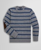 【ブルックス ブラザーズ/Brooks Brothers / MEN】のラムズウール ストライプ クルーネックセーター 人気、トレンドファッション・服の通販 founy(ファニー) ファッション Fashion メンズファッション Fashion for Men ストライプ Stripe, Striped Pattern セーター Sweater, Knitwear thumbnail グレー|ID: prp329100004602713 ipo3291000000032731009