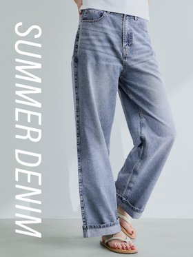 【コカ/COCA】のサマーデニムロールアップパンツ 人気、トレンドファッション・服の通販 founy(ファニー) ファッション Fashion レディースファッション Fashion for Women パンツ Pants & Trousers デニム Denim, Jeans Material ポケット Pocket, Pocket Detail |ID:prp329100004602980