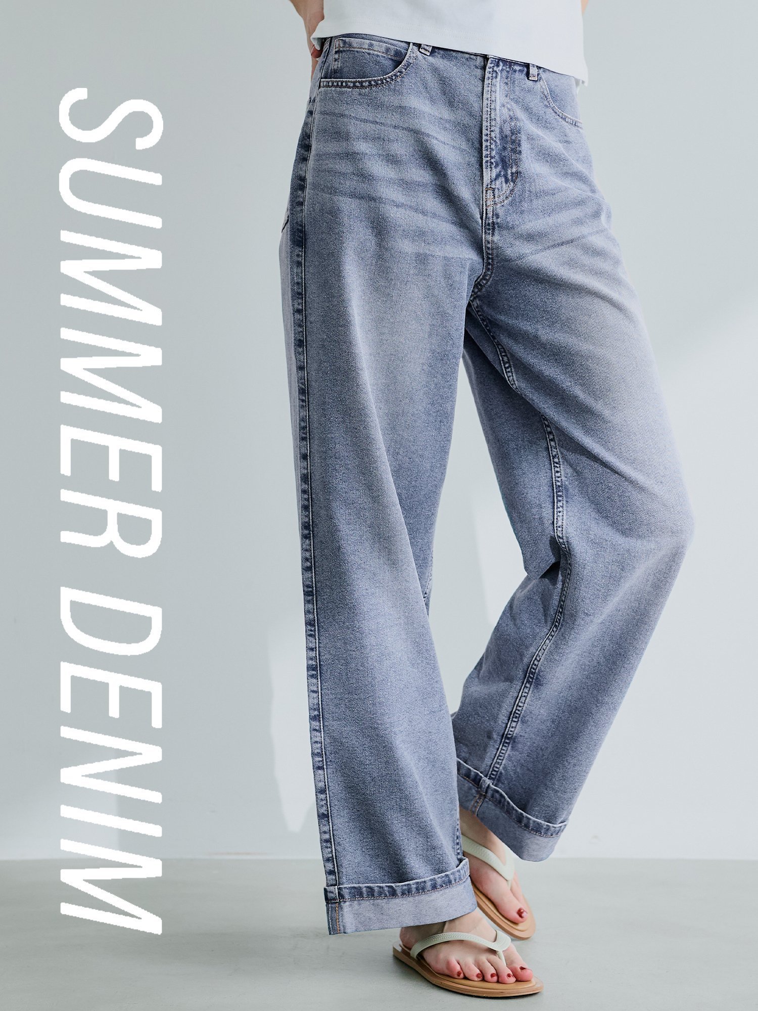 【コカ/COCA】のサマーデニムロールアップパンツ 人気、トレンドファッション・服の通販 founy(ファニー) 　ファッション　Fashion　レディースファッション　Fashion for Women　パンツ　Pants & Trousers　デニム　Denim, Jeans Material　ポケット　Pocket, Pocket Detail　 other-1|ID: prp329100004602980 ipo3291000000032734579