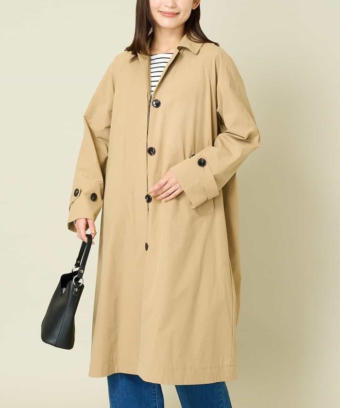 【アー ヴェー ヴェー/a.v.v】の軽量中綿テント型コート インテリア・キッズ・メンズ・レディースファッション・服の通販 founy(ファニー) https://founy.com/ ファッション Fashion レディースファッション Fashion for Women アウター Coat / Outerwear Collection コート・ロングコート・ピーコート Long Coats, Peacoats & More おすすめ Recommended / Our Picks デニム Denim, Jeans Material ベーシック Basic, Essential ポケット Pocket, Pocket Detail 再入荷 Restock / Back in Stock 軽量 Lightweight, Ultra Light |ID: prp329100004602983 ipo3291000000032734600