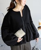【ディスコート/Discoat】の【WEB限定】異素材バルーンブルゾン ブラック|ID: prp329100004602986 ipo3291000000032734683