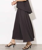 【ミッシェルクラン/MICHEL KLEIN】のセットアップ対応 楊柳ギャザーワイドパンツ グレー|ID: prp329100004603011 ipo3291000000032734939