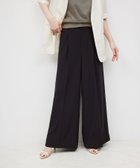 【ロペ/ROPE'】のトリアセバックサテンワイドパンツ/セットアップ対応【メディア掲載】 ブラック(01)|ID: prp329100004603015 ipo3291000000032734966