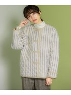 【ケービーエフ/KBF / URBAN RESEARCH】のストライプキルティングジャケット BEIGE MIX|ID: prp329100004603037 ipo3291000000032735215