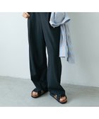 【ルクールブラン/le.coeur blanc】のRNストレッチセミワイドタックパンツ ブラック|ID: prp329100004603044 ipo3291000000032735284