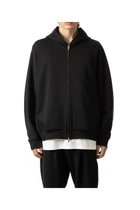 【アタッチメント/ATTACHMENT / MEN】のコットン/ポリエステルダブルニット ジップアップフーディ BLACK|ID: prp329100004603068 ipo3291000000032735488