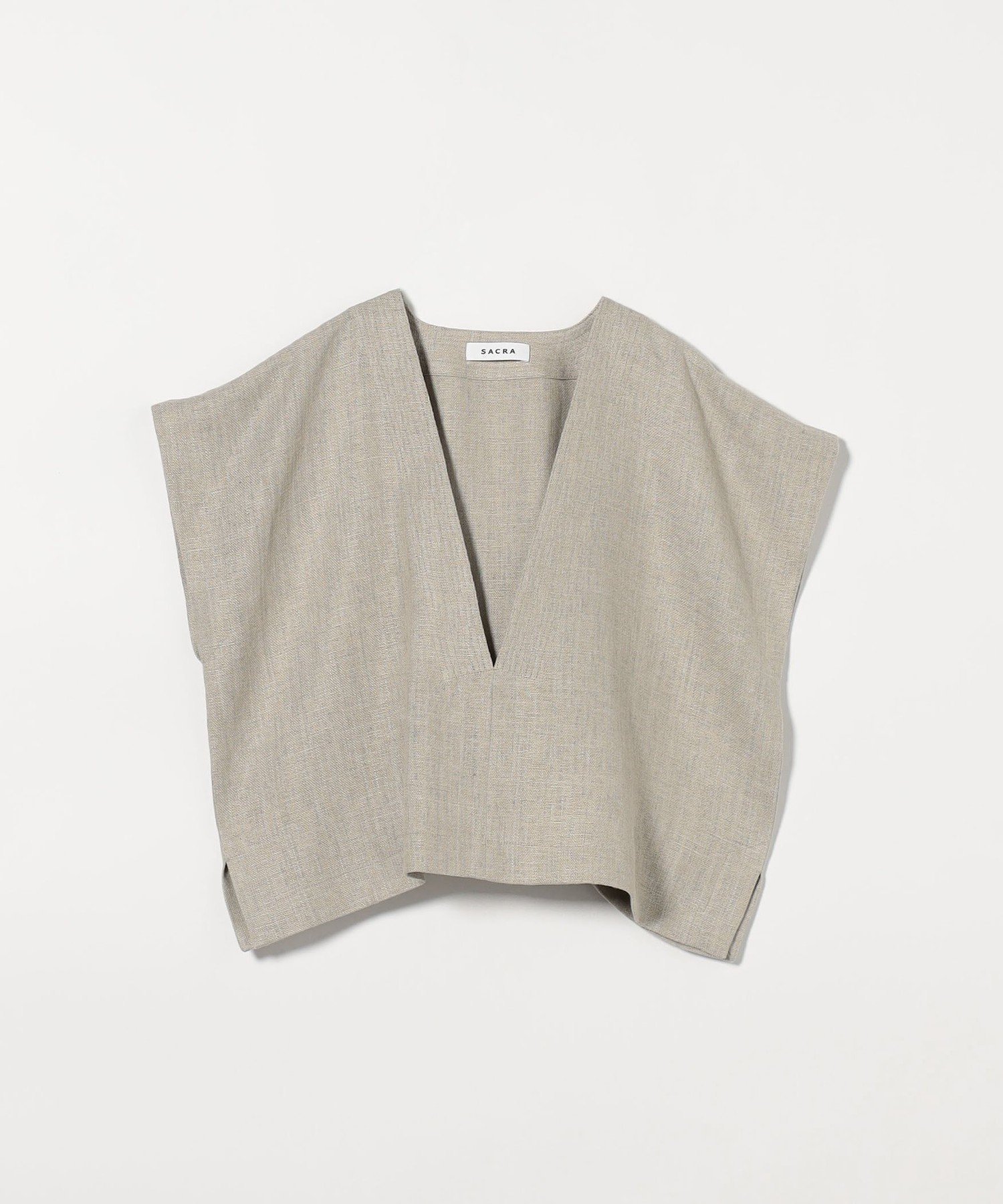 【ユナイテッドアローズ/UNITED ARROWS】のSACRA RUSTIC Vネック トップス 人気、トレンドファッション・服の通販 founy(ファニー) 　ファッション　Fashion　レディースファッション　Fashion for Women　トップス・カットソー　Cut & Sew Tops　Vネックトップス　V-Neck Tops / V-Cut Neckline Shirts　インナー　Innerwear　サマー　Summer, Summer Style　タンク　Tank Top, Sleeveless Top　リラックス　Relax, Relaxed Fit　 other-1|ID: prp329100004603071 ipo3291000000032735523