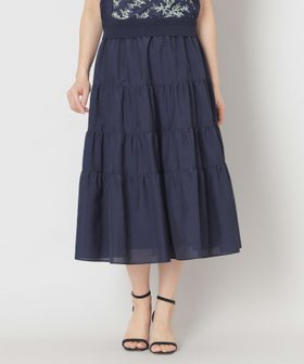 【トゥー ビー シック/TO BE CHIC】のブライトクロス ティアードスカート 人気、トレンドファッション・服の通販 founy(ファニー) ファッション Fashion レディースファッション Fashion for Women スカート Skirts ティアードスカート Tiered Skirts ティアードスカート Tiered Skirt, Flounced Skirt |ID:prp329100004603114