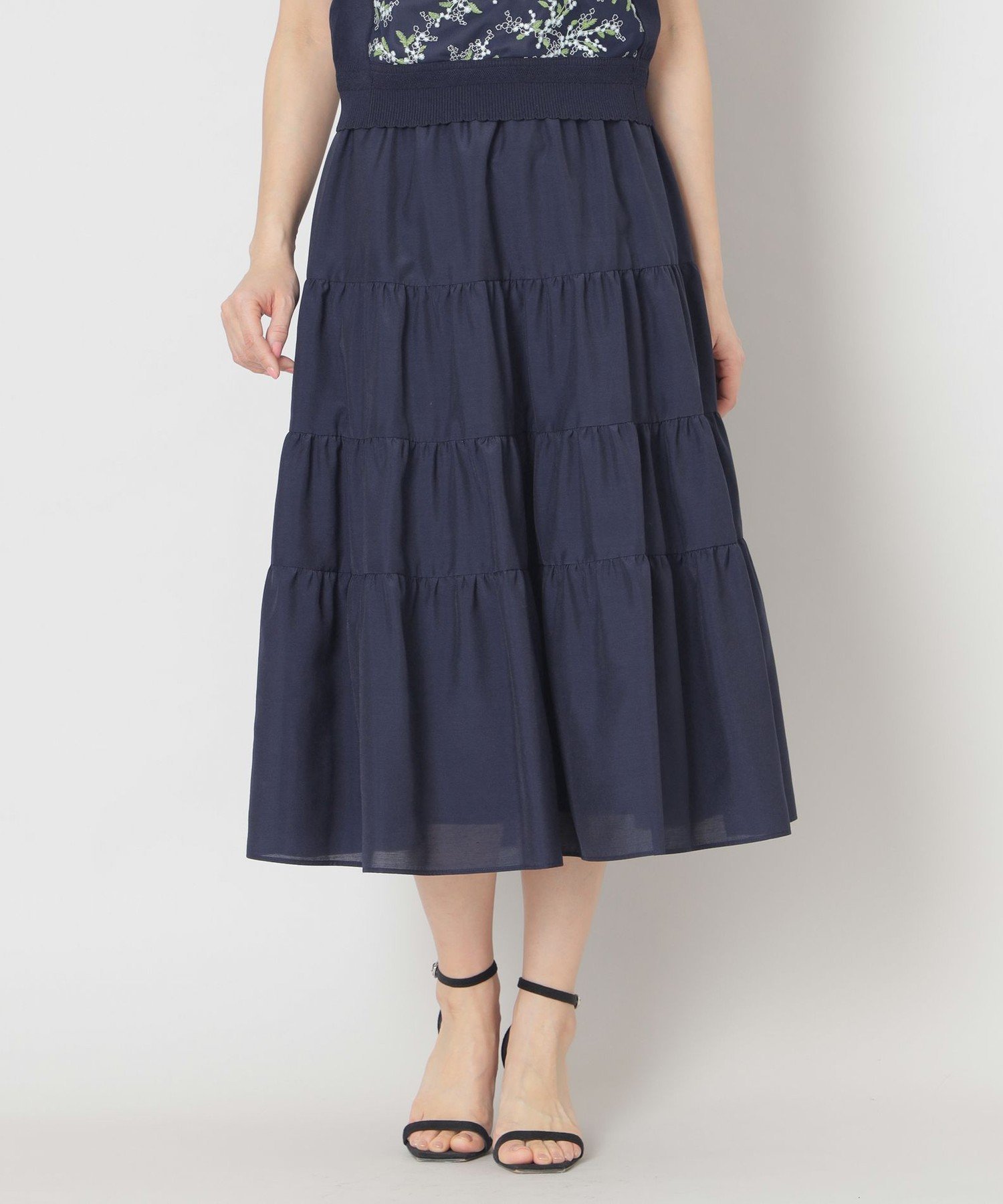 【トゥー ビー シック/TO BE CHIC】のブライトクロス ティアードスカート 人気、トレンドファッション・服の通販 founy(ファニー) 　ファッション　Fashion　レディースファッション　Fashion for Women　スカート　Skirts　ティアードスカート　Tiered Skirts　ティアードスカート　Tiered Skirt, Flounced Skirt　 other-1|ID: prp329100004603114 ipo3291000000032736514