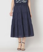 【トゥー ビー シック/TO BE CHIC】のブライトクロス ティアードスカート 人気、トレンドファッション・服の通販 founy(ファニー) ファッション Fashion レディースファッション Fashion for Women スカート Skirts ティアードスカート Tiered Skirts ティアードスカート Tiered Skirt, Flounced Skirt thumbnail ネイビー|ID: prp329100004603114 ipo3291000000032736515