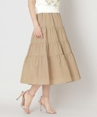 【トゥー ビー シック/TO BE CHIC】のブライトクロス ティアードスカート 人気、トレンドファッション・服の通販 founy(ファニー) ファッション Fashion レディースファッション Fashion for Women スカート Skirts ティアードスカート Tiered Skirts ティアードスカート Tiered Skirt, Flounced Skirt thumbnail ベージュ|ID: prp329100004603114 ipo3291000000032736516