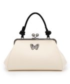 【クイーポ/KUIPO】のアナスイ ANNA SUI エイミー 2way口金バッグ 人気、トレンドファッション・服の通販 founy(ファニー) ファッション Fashion レディースファッション Fashion for Women バッグ Bags オケージョン Occasion Wear ショルダー Shoulder, Shoulder Strap シンプル Simple, Minimal デニム Denim, Jeans Material ドレス Dress, One-Piece バタフライ Butterfly, Butterfly Motif メタル Metal, Metal Parts モチーフ Motif, Design Theme 人気 Popular, Best Seller 軽量 Lightweight, Ultra Light thumbnail ホワイト|ID: prp329100004603126 ipo3291000000032736937