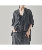 【カレンソロジー/Curensology】のウールミックスボイルフリルブラウス 人気、トレンドファッション・服の通販 founy(ファニー) ファッション Fashion レディースファッション Fashion for Women トップス・カットソー Cut & Sew Tops シャツ・ブラウス・オフィスカジュアル Elegant Blouses & Button-Ups インナー Innerwear エレガント 上品 Elegant カーディガン Cardigan, Knitwear バランス Balance, Style Balance フリル Frill, Ruffle おすすめ Recommended / Our Picks thumbnail グレー15|ID: prp329100004603151 ipo3291000000033200661