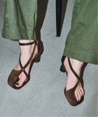 【ル タロン/Le Talon】のGRISE6cmレザーアシンメトリートング ブラウン|ID: prp329100004603152 ipo3291000000032737446