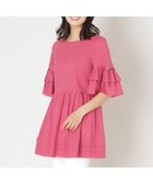 【トゥー ビー シック/TO BE CHIC】のウェーブローン スリーブフリルチュニック ピンク|ID: prp329100004603154 ipo3291000000032737457