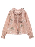 【ピンクハウス/PINK HOUSE】のSWAN LAKEプリントブラウス 人気、トレンドファッション・服の通販 founy(ファニー) ファッション Fashion レディースファッション Fashion for Women トップス・カットソー Cut & Sew Tops シャツ・ブラウス・オフィスカジュアル Elegant Blouses & Button-Ups フリル Frill, Ruffle プリント Print, Printed Pattern 春 Spring thumbnail スモークピンク|ID: prp329100004603167 ipo3291000000032737812