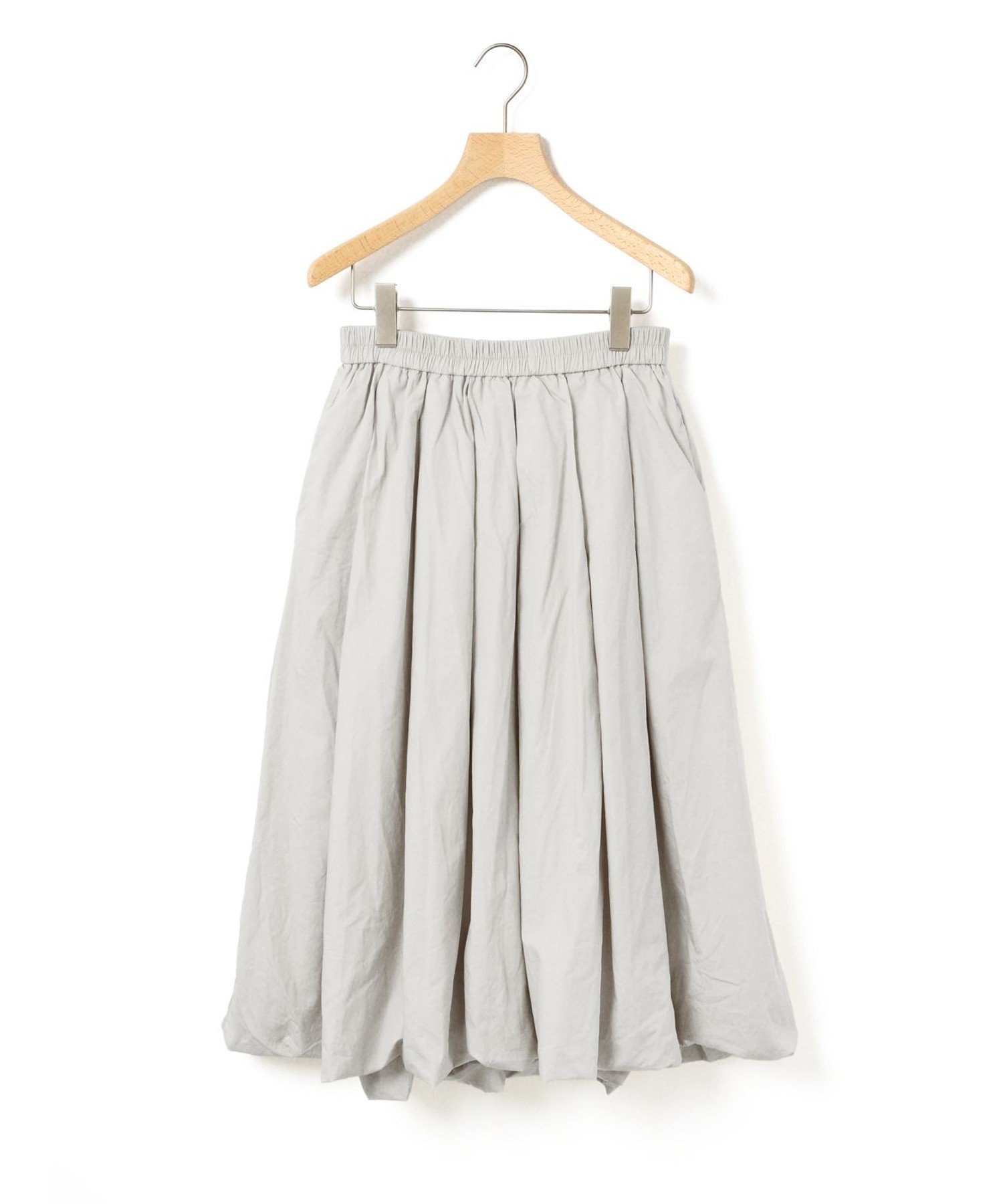 【マーコート/MARcourt】のMidiUmi コットンリネンバルーンスカート インテリア・キッズ・メンズ・レディースファッション・服の通販 founy(ファニー) 　ファッション　Fashion　レディースファッション　Fashion for Women　スカート　Skirts　おすすめ　Recommended / Our Picks　スポーティ　Sporty, Casual Athletic　バルーン　Balloon, Balloon Silhouette　ポケット　Pocket, Pocket Detail　リネン　Linen, Linen Fabric　リラックス　Relax, Relaxed Fit　ルーズ　Loose, Oversized　ロング　Long, Long-Length　ワイド　Wide, Wide Fit　エレガント 上品　Elegant　人気　Popular, Best Seller　無地　Plain, Solid Color　ライトグレー|ID: prp329100004603168 ipo3291000000032737829