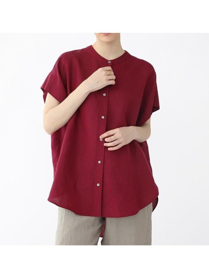 【ラシュッド/LASUD】のレーヨン麻シャツブラウス インテリア・キッズ・メンズ・レディースファッション・服の通販 founy(ファニー) https://founy.com/ ファッション Fashion レディースファッション Fashion for Women トップス・カットソー Cut & Sew Tops シャツ・ブラウス・オフィスカジュアル Elegant Blouses & Button-Ups シンプル Simple, Minimal エレガント 上品 Elegant 夏 Summer 羽織 Haori, Light Jacket |ID: prp329100004603172 ipo3291000000032737887