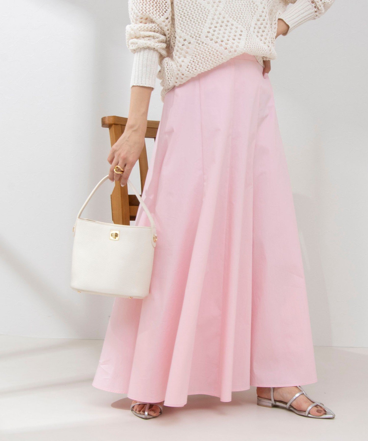 【ノーリーズ/NOLLEY'S】のウォッシャブルタイプライターフレアロングスカート 人気、トレンドファッション・服の通販 founy(ファニー) 　ファッション　Fashion　レディースファッション　Fashion for Women　スカート　Skirts　ロングスカート　Long Skirts / Maxi & Midi Skirts　2024年　2024　2024春夏・S/S　Spring/Summer 2024 SS24　おすすめ　Recommended / Our Picks　サンダル　Sandals, Summer Shoes　スニーカー　Sneakers, Trainers　タイプライター　Typewriter Fabric, Crisp Cotton　タンブラー　Tumbler, Travel Mug　フラット　Flat, Flat Shoes　フレア　Flare, Flared　マキシ　Maxi, Full Length　ロング　Long, Long-Length　 other-1|ID: prp329100004603174 ipo3291000000032737913