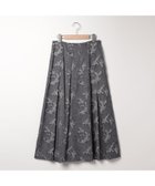 【スキャパ/SCAPA】のリネンコットンジャカードスカート 人気、トレンドファッション・服の通販 founy(ファニー) ファッション Fashion レディースファッション Fashion for Women スカート Skirts エレガント 上品 Elegant ジャカード／ジャガード Jacquard, Woven Pattern ドレープ Drape, Draping Fabric フェミニン Feminine, Girly フレア Flare, Flared リネン Linen, Linen Fabric ロング Long, Long-Length thumbnail ネイビー|ID: prp329100004603191 ipo3291000000032738091