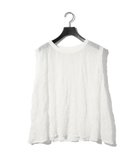 【マーコート/MARcourt】のMIDIUMISOLID for Ladies シアーワッシャーベスト オフホワイト|ID: prp329100004603201 ipo3291000000032738322