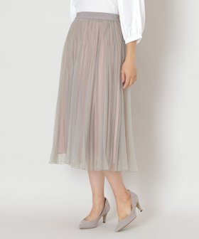 【トゥー ビー シック/TO BE CHIC】の【大人百花 掲載】オーガンジープリーツ スカート 人気、トレンドファッション・服の通販 founy(ファニー) ファッション Fashion レディースファッション Fashion for Women スカート Skirts プリーツスカート / 上品フェミニンスタイル Pleated Skirts オーガンジー Organza Fabric プリーツ Pleats, Pleated 雑誌 Magazine, Fashion Magazine |ID:prp329100004603210