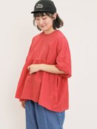 【サマンサモスモス/Samansa Mos2】の袖レースギャザーカットソー レッド|ID: prp329100004603235 ipo3291000000032739383