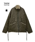 【コンバーストウキョウ/CONVERSE TOKYO】の【TAION】MILITARY STAR QUILTING BOA REVERSIBLE STAND JACKET(UNISEX) オリーブ|ID: prp329100004603244 ipo3291000000032739604