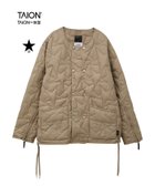 【コンバーストウキョウ/CONVERSE TOKYO】の【TAION】MILITARY STAR QUILTING JACKET(UNISEX) ベージュ|ID: prp329100004603246 ipo3291000000032739621