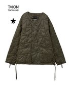 【コンバーストウキョウ/CONVERSE TOKYO】の【TAION】MILITARY STAR QUILTING JACKET(UNISEX) オリーブ|ID: prp329100004603246 ipo3291000000032739626