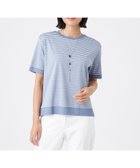 【トランスワーク/TRANS WORK】の【ウォッシャブル】セーターマシン 人気、トレンドファッション・服の通販 founy(ファニー) ファッション Fashion レディースファッション Fashion for Women ウォッシャブル Machine Washable エレガント 上品 Elegant カットソー Cut and Sewn Top シルケット Silket, Silky Cotton セーター Sweater, Knitwear ボーダー Border, Stripe リラックス Relax, Relaxed Fit 夏 Summer 春 Spring thumbnail ブルー|ID: prp329100004603252 ipo3291000000032739760