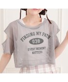 【ピンク ラテ/PINK-latte / KIDS】のメッシュTシャツ+タンクセット 人気、トレンドファッション・服の通販 founy(ファニー) ファッション Fashion キッズファッション Fashion for Kids おすすめ Recommended / Our Picks インナー Innerwear カーゴパンツ Cargo Pants, Utility Pants シンプル Simple, Minimal タンク Tank Top, Sleeveless Top デニム Denim, Jeans Material トレンド Trend, Trending Now フロント Front, Front Design プリント Print, Printed Pattern ボトム Bottoms, Lower Wear メッシュ Mesh, Net Fabric ロング Long, Long-Length thumbnail グレー|ID: prp329100004603277 ipo3291000000032740866