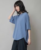 【ミューニック/Munich】のラウンドヘムTシャツ 人気、トレンドファッション・服の通販 founy(ファニー) ファッション Fashion レディースファッション Fashion for Women トップス・カットソー Cut & Sew Tops シャツ・ブラウス・オフィスカジュアル Elegant Blouses & Button-Ups ロングTシャツ・Tシャツ Longline T-Shirts & Tees ヴィンテージ Vintage Style シンプル Simple, Minimal ツイル Twist, Twisted Detail バランス Balance, Style Balance ベーシック Basic, Essential S/S・春夏 SS, Spring/Summer, Warm Season 夏 Summer 2025年 2025 2025春夏・S/S Spring/Summer 2025 SS25 thumbnail bl/gry|ID: prp329100004603281 ipo3291000000032740925