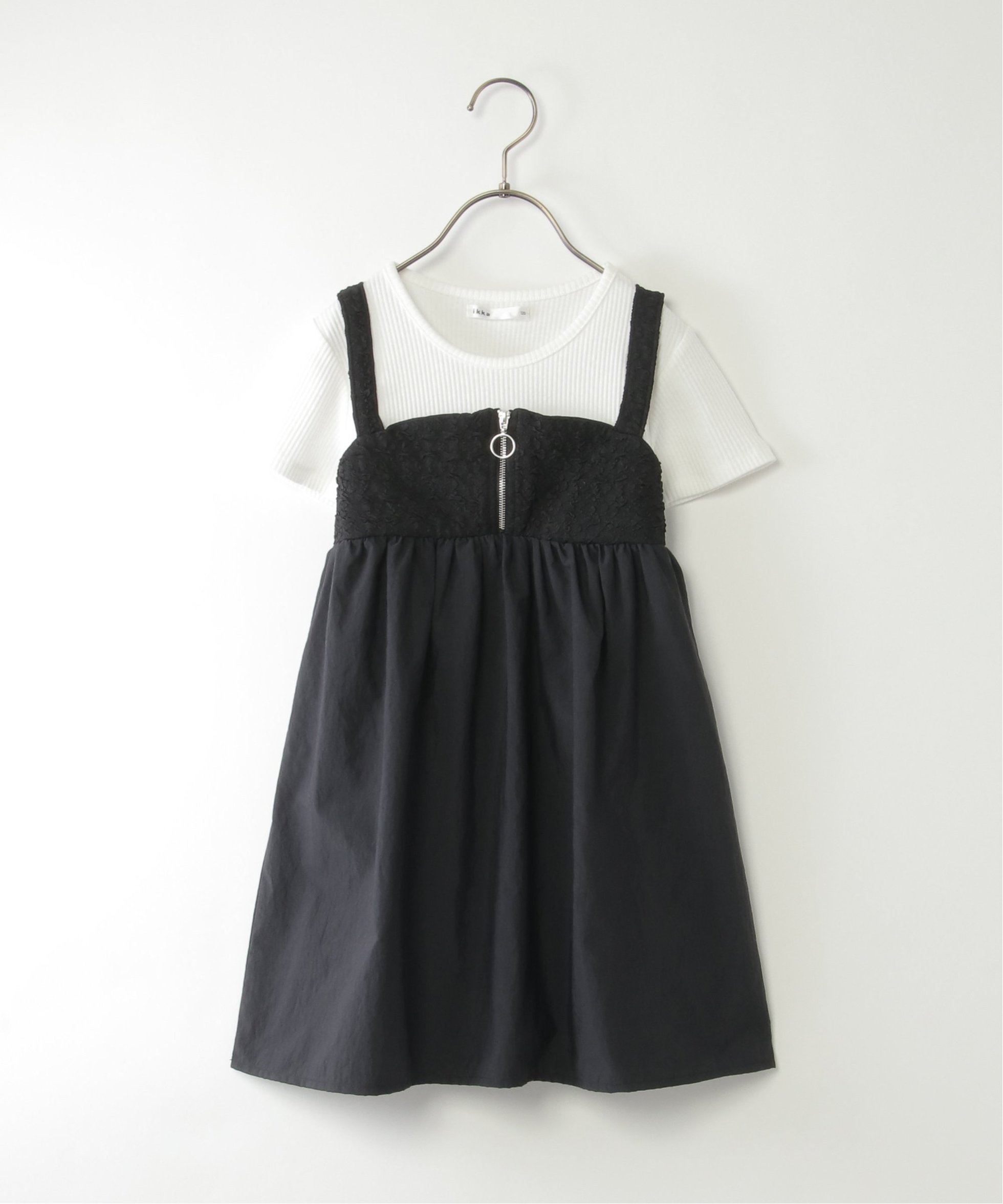 【イッカ/ikka / KIDS】のフクレジャカード切り替えジップ使いワンピース(120~160cm) 人気、トレンドファッション・服の通販 founy(ファニー) 　ファッション　Fashion　キッズファッション　Fashion for Kids　ワンピース　Dresses　シャーリング　Shirring, Ruched　ジップ　Zip, Zipper　テレコ　Ribbed, Rib Stitch　ドッキング　Docking, Mixed Material　 other-1|ID: prp329100004603293 ipo3291000000032741352