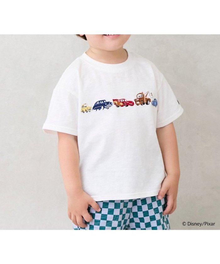【その他のブランド/Other】の【Disney】カーズ/アップリケ半袖Tシャツ インテリア・キッズ・メンズ・レディースファッション・服の通販 founy(ファニー) https://founy.com/ ファッション Fashion キッズファッション Fashion for Kids キャラクター Character, Licensed Characters ポケット Pocket, Pocket Detail 半袖 Short Sleeve, Half Sleeve |ID: prp329100004603296 ipo3291000000032741405