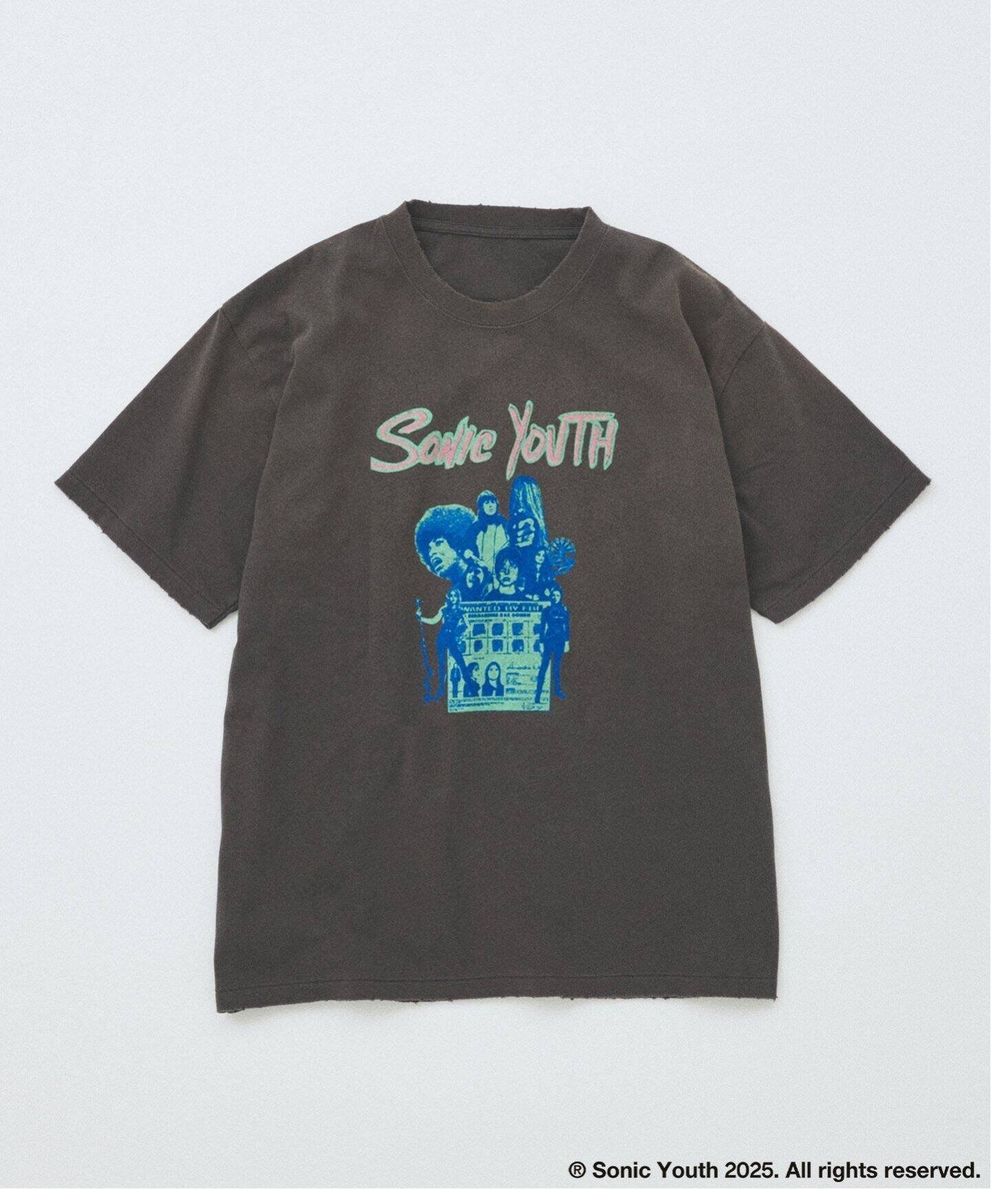 【ジャーナルスタンダード/JOURNAL STANDARD / MEN】のSONIC YOUTH / ソニック・ユース 別注 プリント Tシャツ インテリア・キッズ・メンズ・レディースファッション・服の通販 founy(ファニー) 　ファッション　Fashion　メンズファッション　Fashion for Men　おすすめ　Recommended / Our Picks　グラフィック　Graphic, Graphic Design　ニューヨーク　New York, NYC Style　プリント　Print, Printed Pattern　別注　Limited Edition, Custom Order　ブラック|ID: prp329100004603313 ipo3291000000032741882